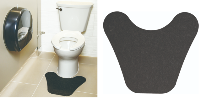 ピグ®グリッピー®トイレマット GRP7003-BK